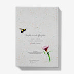 Bumblebee Hardback Journal, Watercolour Art, A5 Notebook, Lined paper, by Sarah Epsom