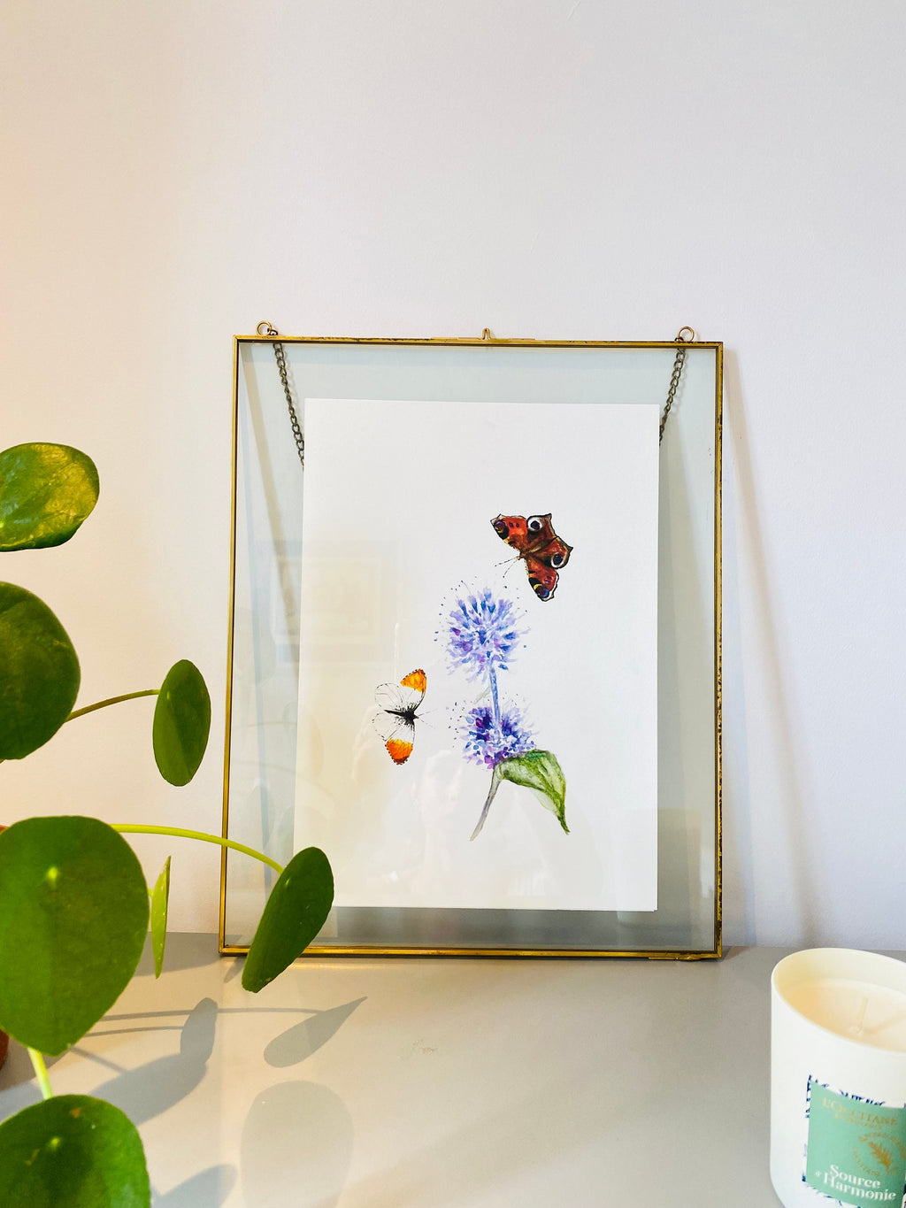 Butterflies 'Watermint Waltz' -A4 Giclée Print