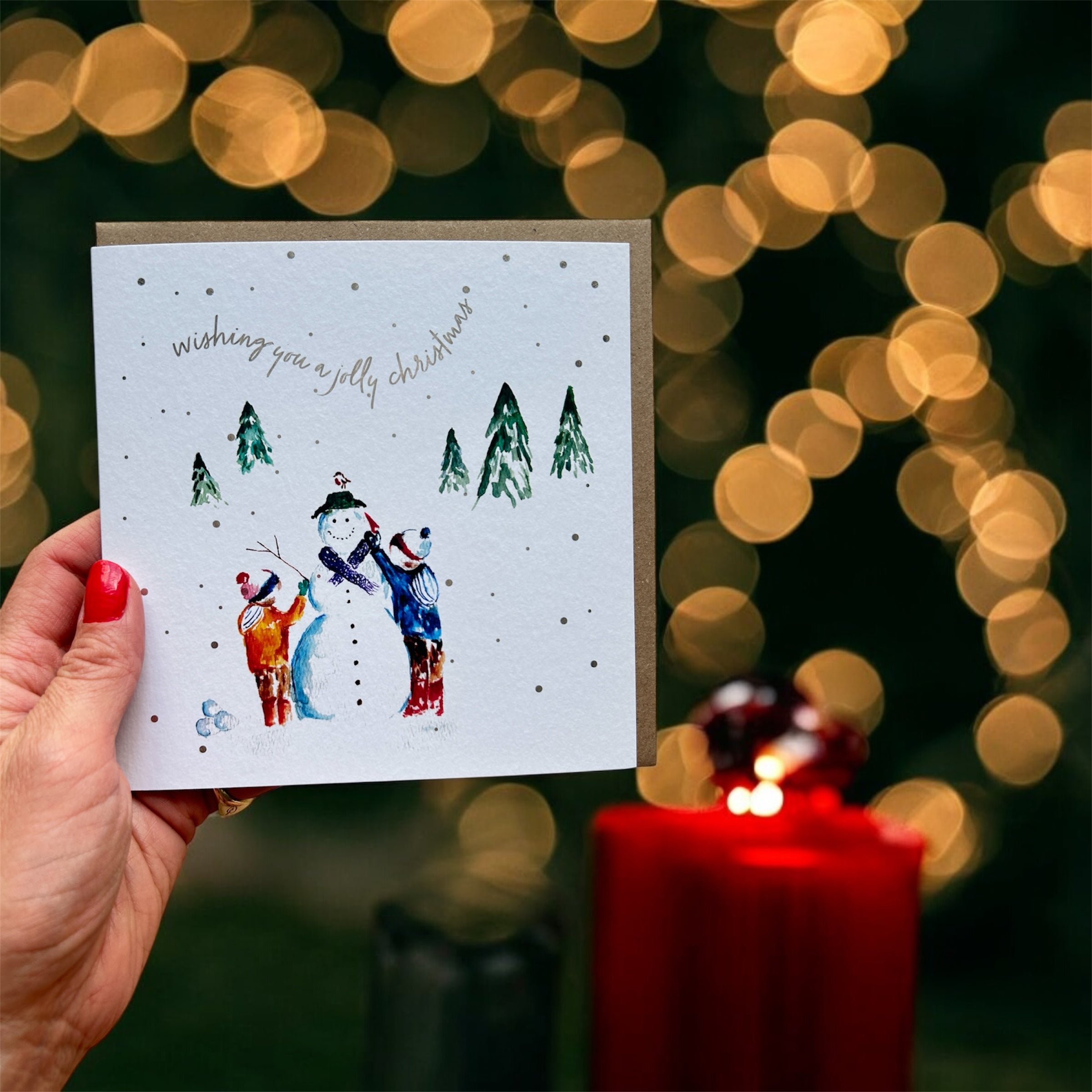 Christmas Card ‘A Jolly Christmas' by Sarah Epsom