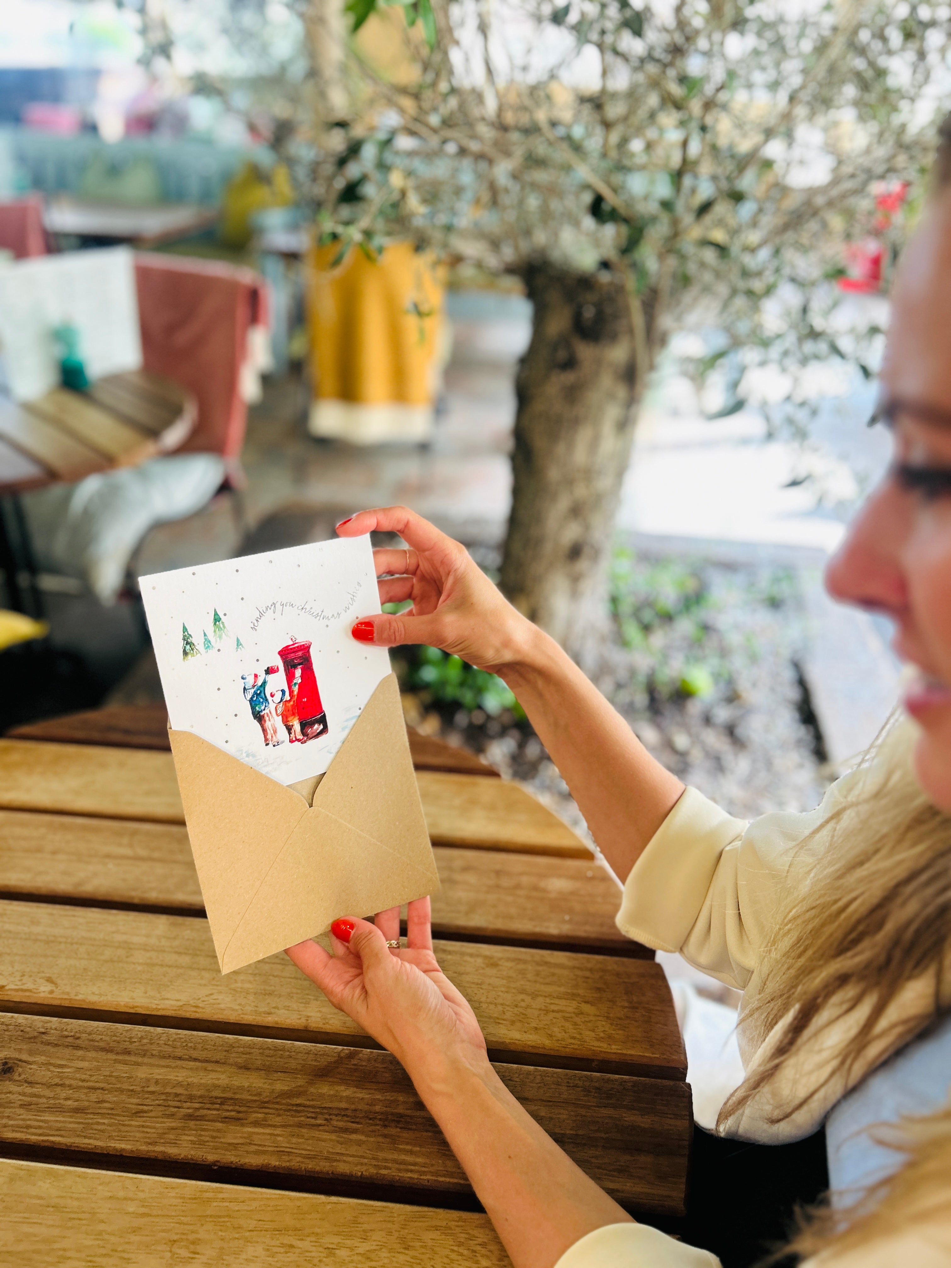 Christmas Card ' Special Delivery' by Sarah Epsom
