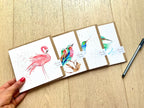 Birds, Greeting Card - by artist Sarah Epsom