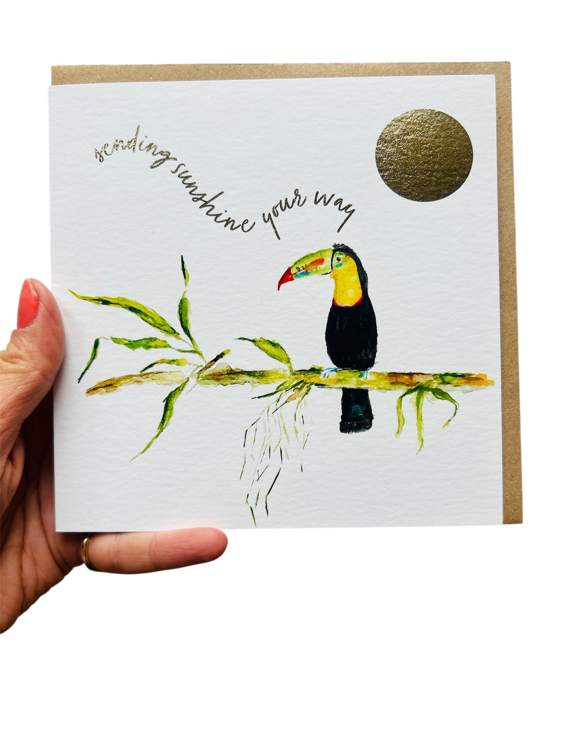 Toucan card, Greeting Card by artist Sarah Epsom