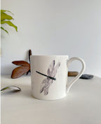 Dragonfly mug, Dancing Dragonflies, Fine Bone China Mug by Sarah Epsom