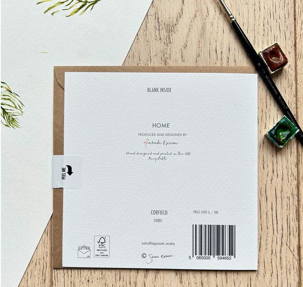 Bushbaby, 'Home' Greeting Card - by Sarah Epsom