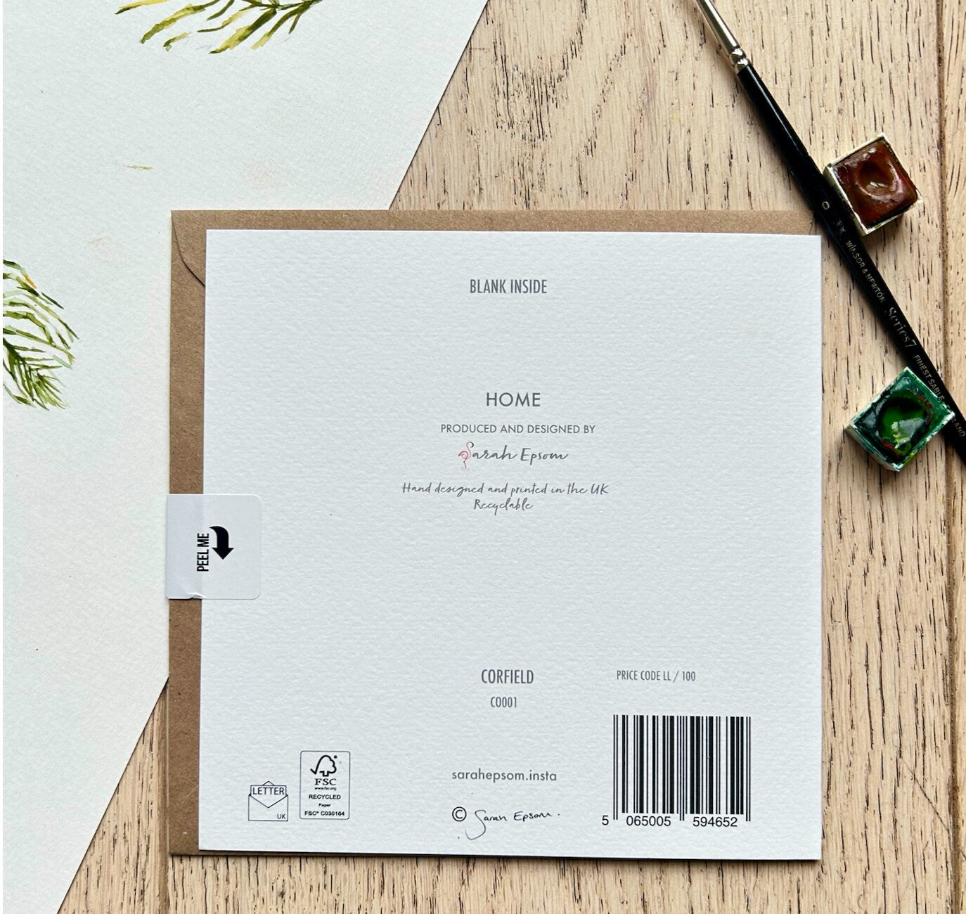 Bushbaby, 'Home' Greeting Card - by Sarah Epsom