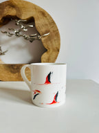 Flamingo Mug, Flying flamingo, Fine Bone China Mug by Sarah Epsom