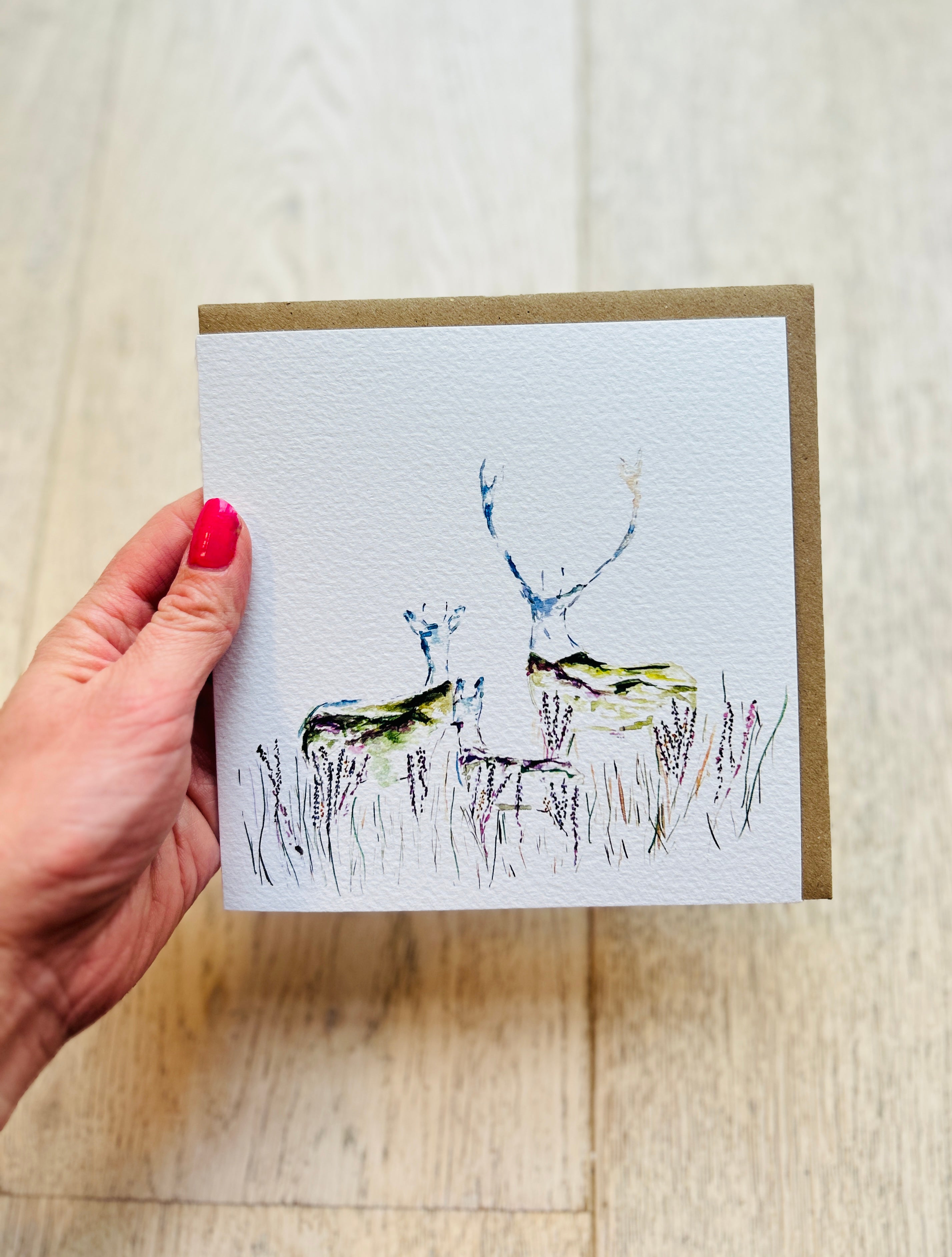 Wildlife Greeting Cards, 'Flora & Fauna' by Sarah Epsom