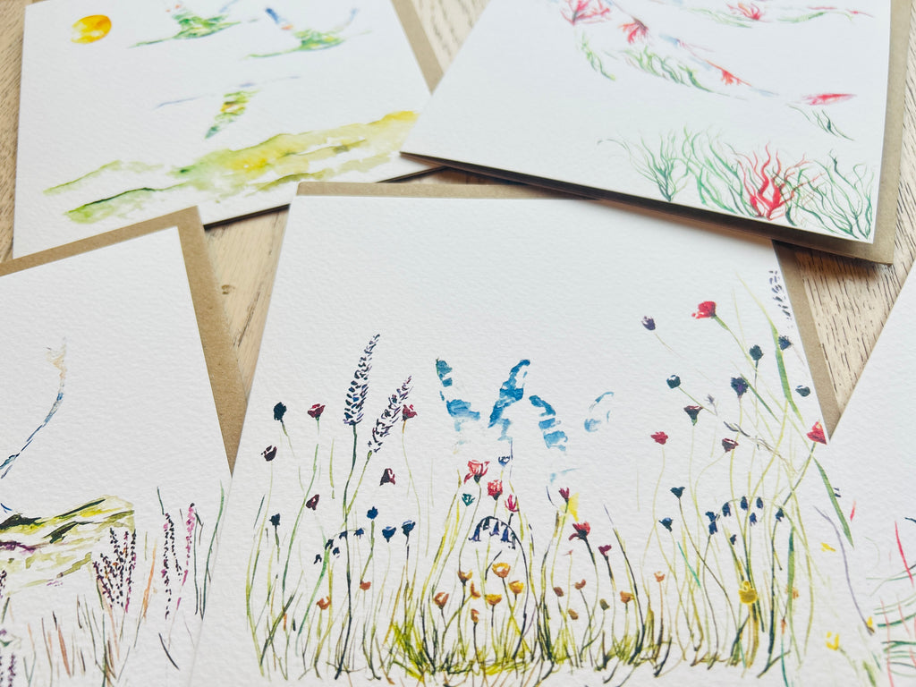 Wildlife Greeting Cards, 'Flora & Fauna' by Sarah Epsom