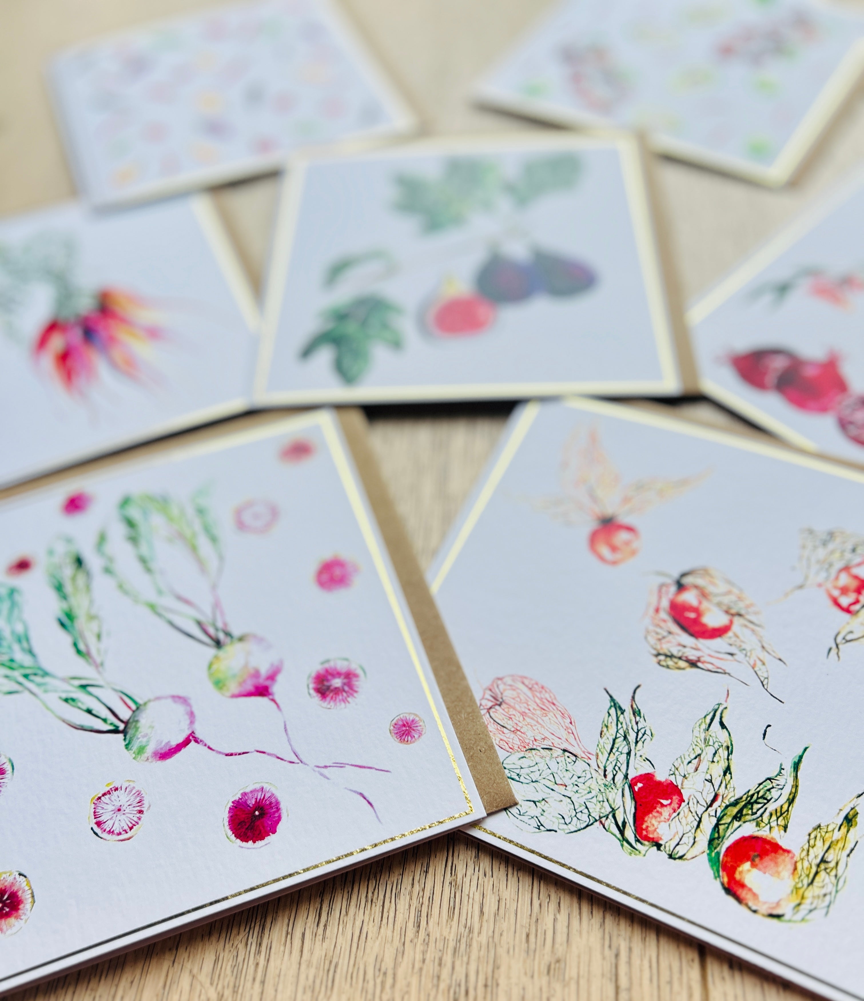 Cape Gooseberry 'Gooseberry Pop' Greeting Card - by Sarah Epsom