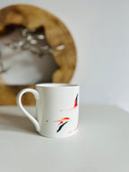 Flamingo Mug, Flying flamingo, Fine Bone China Mug by Sarah Epsom