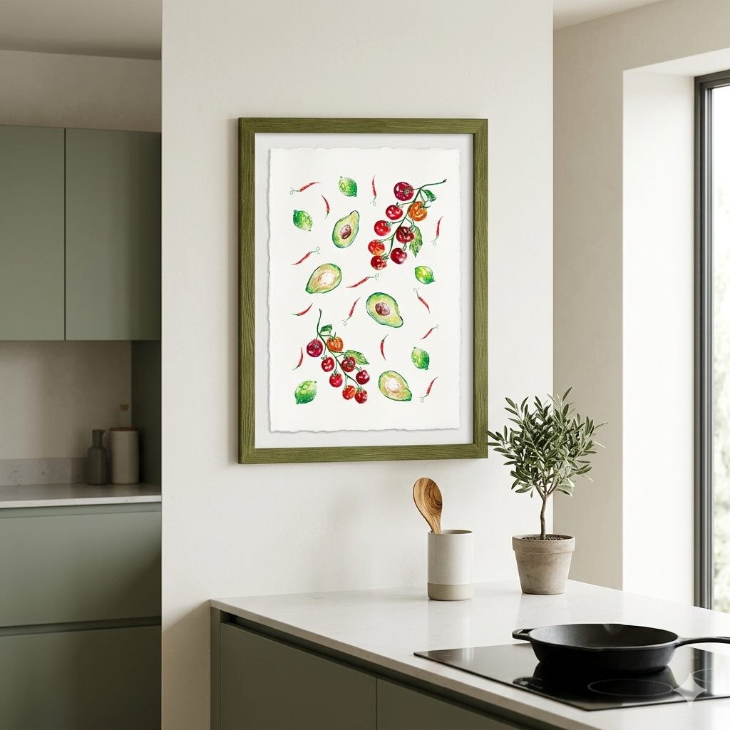 Guacamole | A3 Giclée on Hahnemühle German Etching Paper by Sarah Epsom