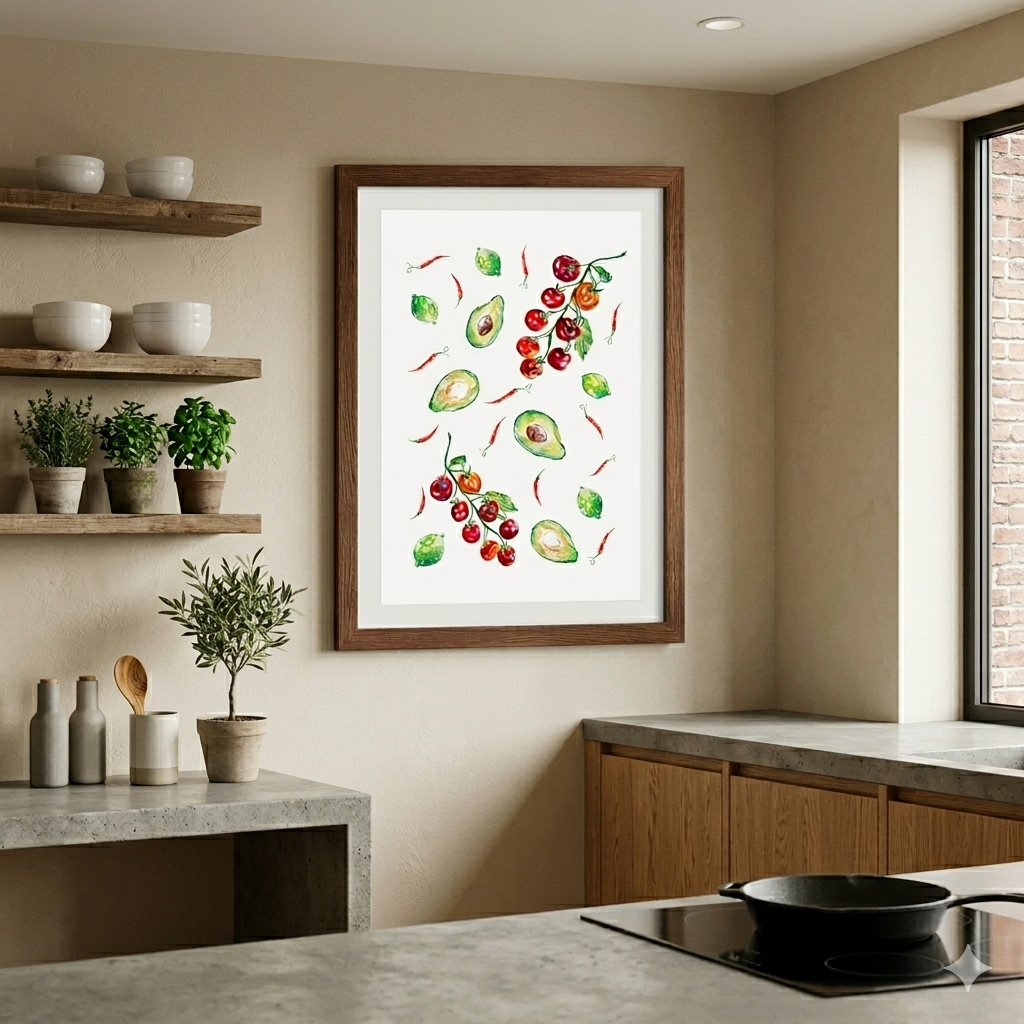 Guacamole | A3 Giclée on Hahnemühle German Etching Paper by Sarah Epsom