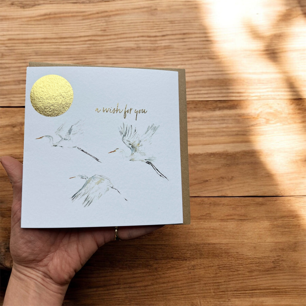 Birds flying 'A wish for you' To Dream, by Sarah Epsom