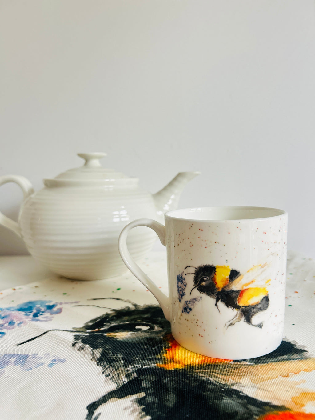Bumblebee Mug, First Flight, Fine Bone China Mug by Sarah Epsom