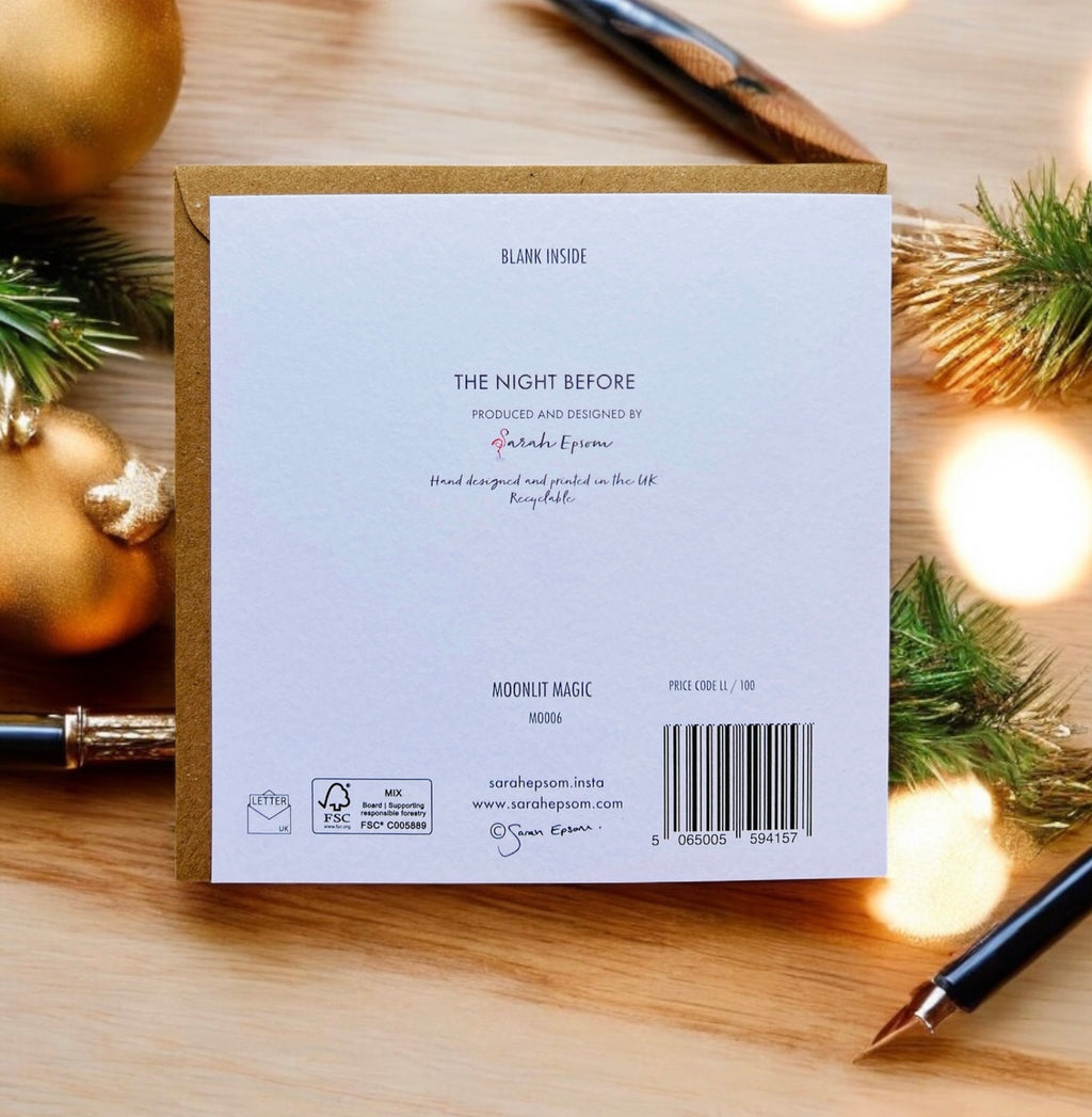 Christmas Card ‘The Night Before' by Sarah Epsom