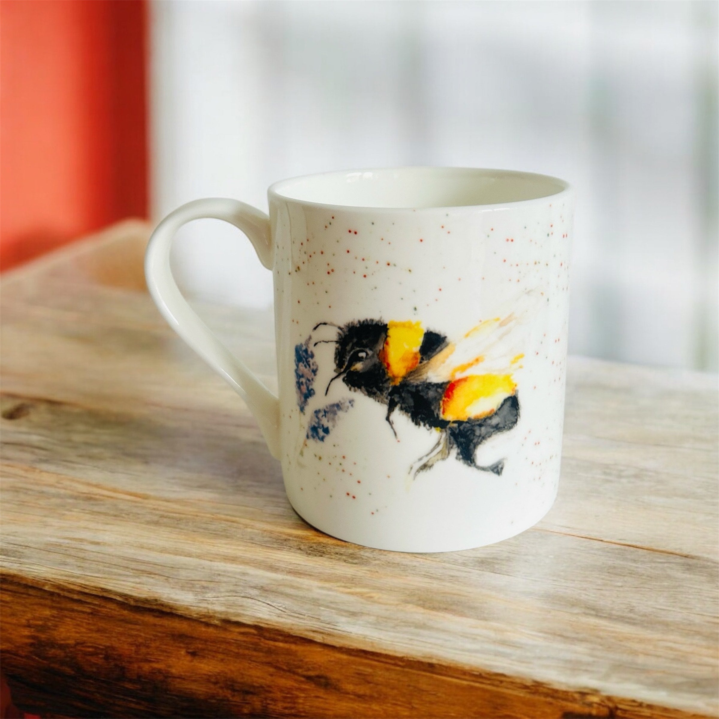 Bumblebee Mug, First Flight, Fine Bone China Mug by Sarah Epsom