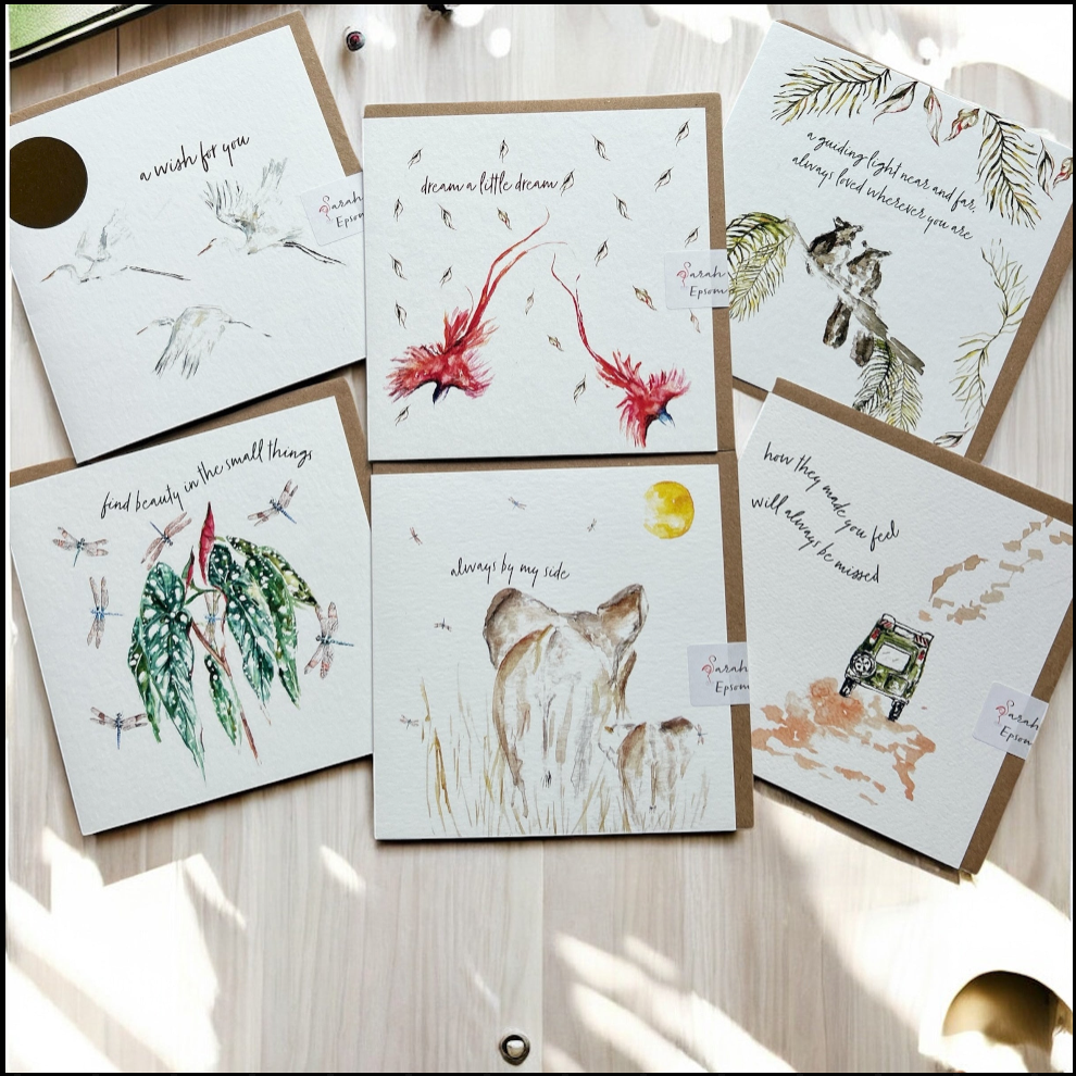 Occasions Greeting Card, Mothers Day, Fathers Day - by Sarah Epsom