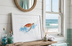 Turtle Print | A3 Giclée on Hahnemühle German Etching Paper by Sarah Epsom