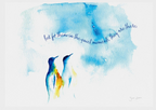 Penguins Art Print | A3 Giclée by Sarah Epsom