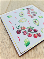 Fiesta 'Guacamole' Greeting Card - by Sarah Epsom