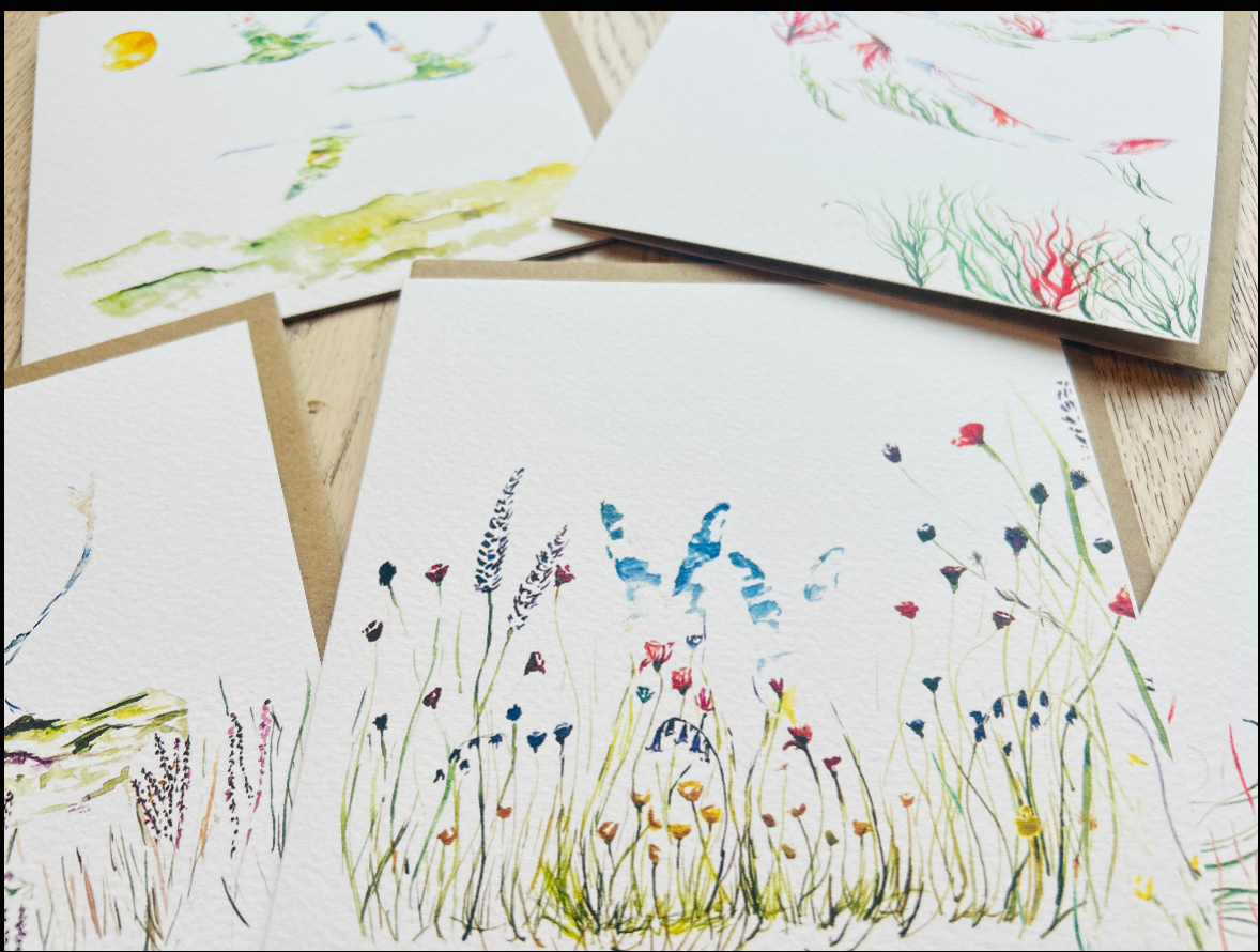 Bunnies 'Our World' Greeting Card - by Sarah Epsom