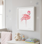 Flamingo Print| A3 Giclée on Hahnemühle German Etching Paper by Sarah Epsom