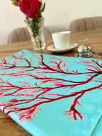 Seaweed tea towel, Seaweed and Pals, 100% Organic Cotton tea towel, Designed and printed in UK - by Sarah Epsom