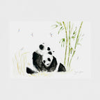 Panda Art Print A4 Giclée on Hahnemühle German Etching Paper - by artist Sarah Epsom